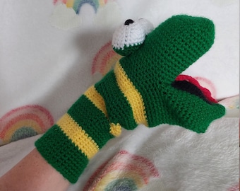 Snake Sock Puppet Crochet Pattern ***PATTERN ONLY***