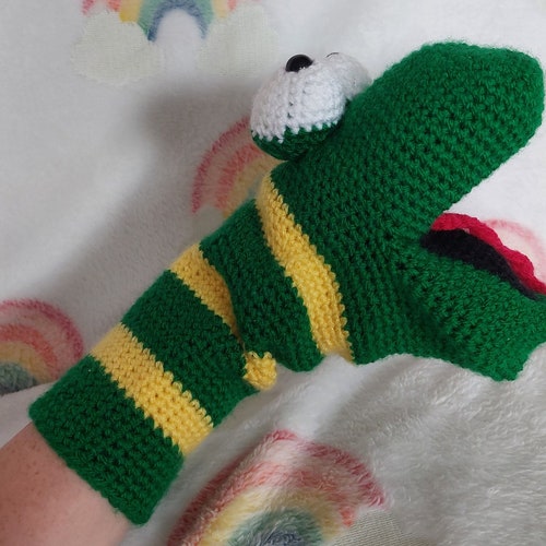 Snake Sock Puppet Crochet Pattern PATTERN ONLY Etsy