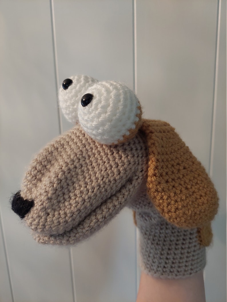 Dog Sock Puppet Crochet Pattern PATTERN ONLY Etsy