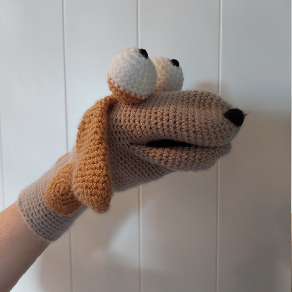 Dog Sock Puppet Crochet Pattern ***PATTERN ONLY***
