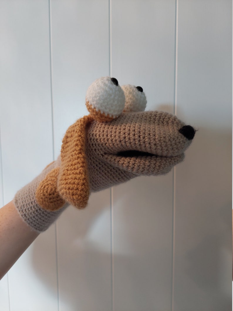 Dog Sock Puppet Crochet Pattern PATTERN ONLY Etsy