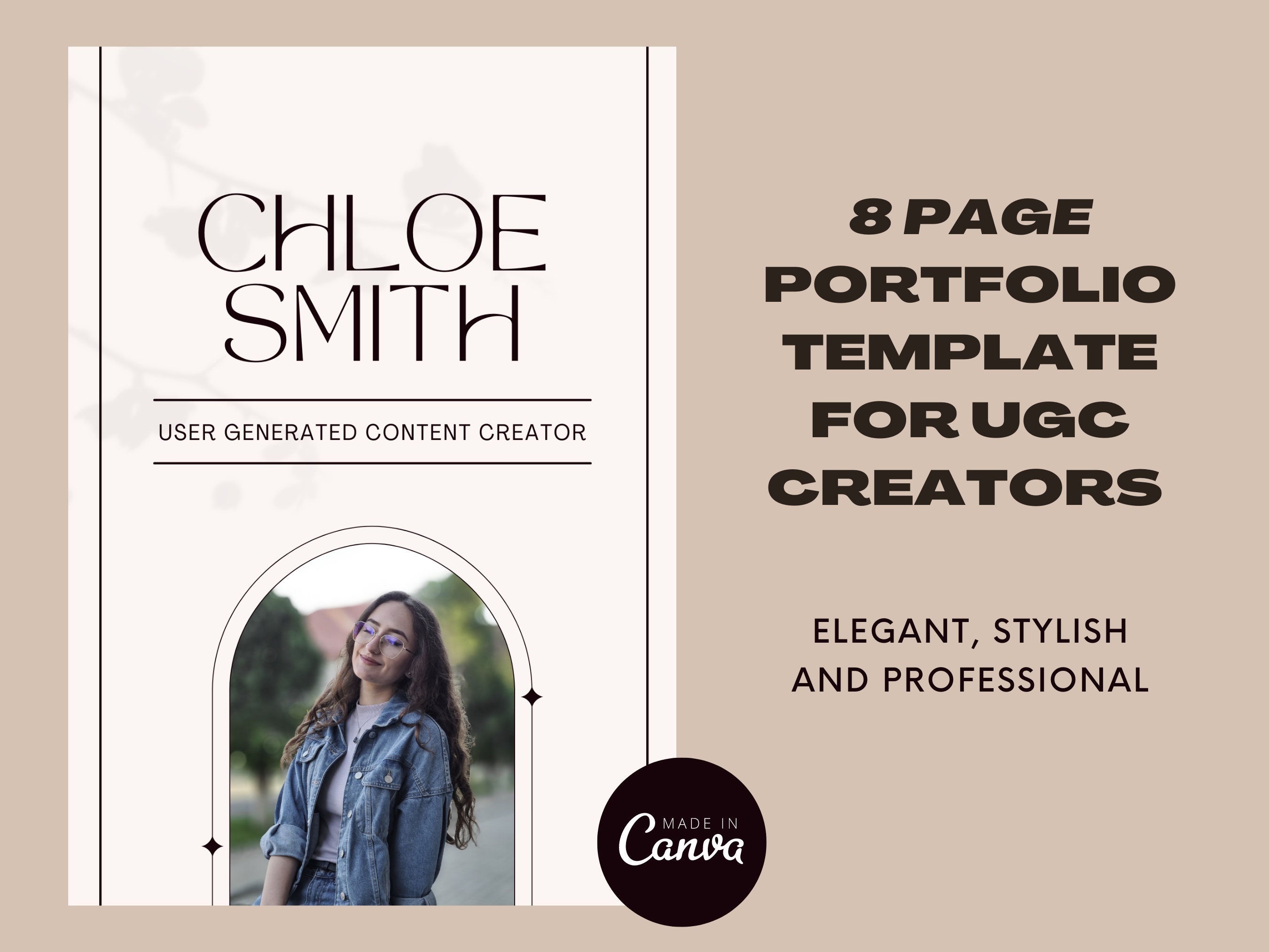 Ugc portfolio ugc creator portfolio ugc creator template ugc canva 
