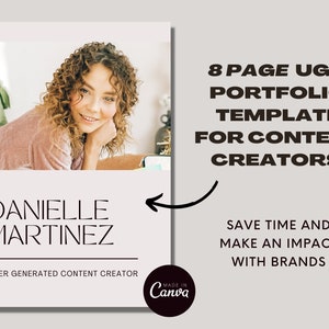 UGC Portfolio, UGC Creator Portfolio, Ugc Portfolio Template, UGC Template, Ugc Creator Media Kit, Ugc Media Kit, Ugc Creator Template