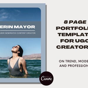UGC Portfolio, Ugc Media Kit, UGC template, Ugc Creator Portfolio, UGC Creator Template, Ugc Portfolio Template, Ugc Media Kit Template