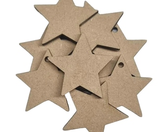 Wood shapes laser cut Stars Craft Wood Decoration