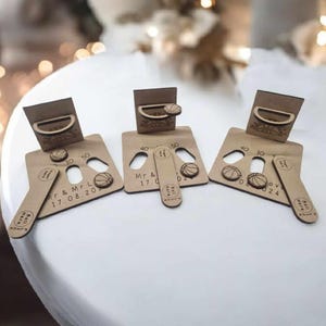 Wedding Games mini favour Noughts & Crosses, Ring toss, Jig saw, flick ball, mdf image 17