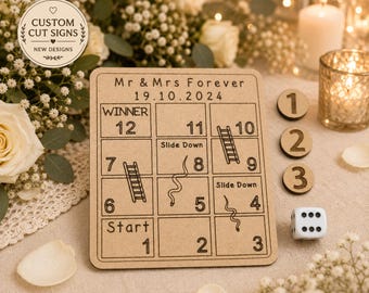 Wedding Favours mini Snakes & Ladders Games