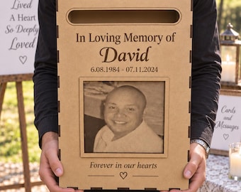 Large Post box Personalised Donations Wooden MDF In loving memory
