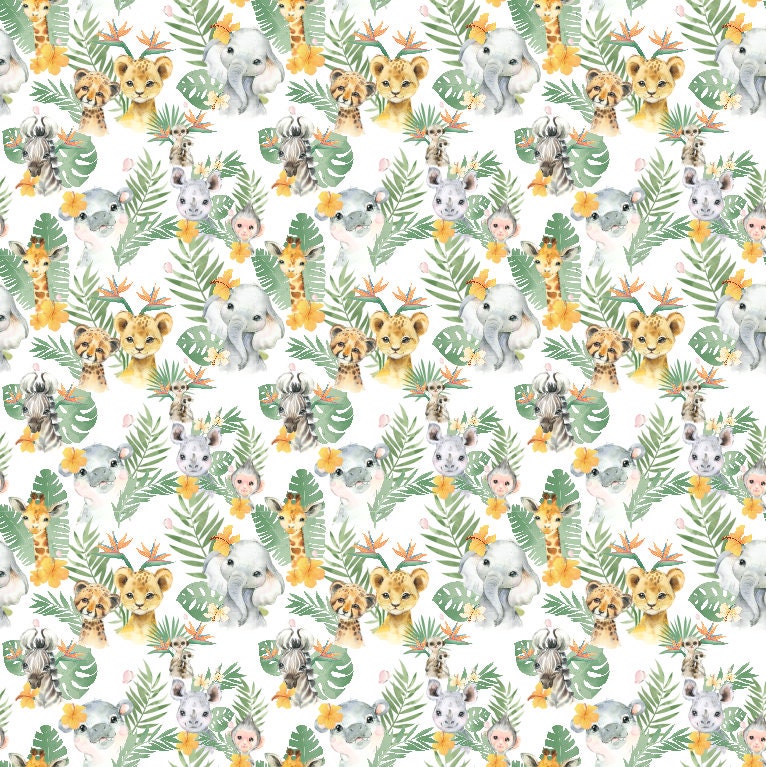 Safari Digital Seamless Printable, Safari Digital Printable ...