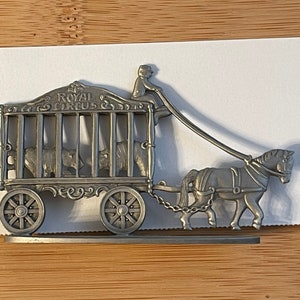 Pewter Hallmark Circus Wagon