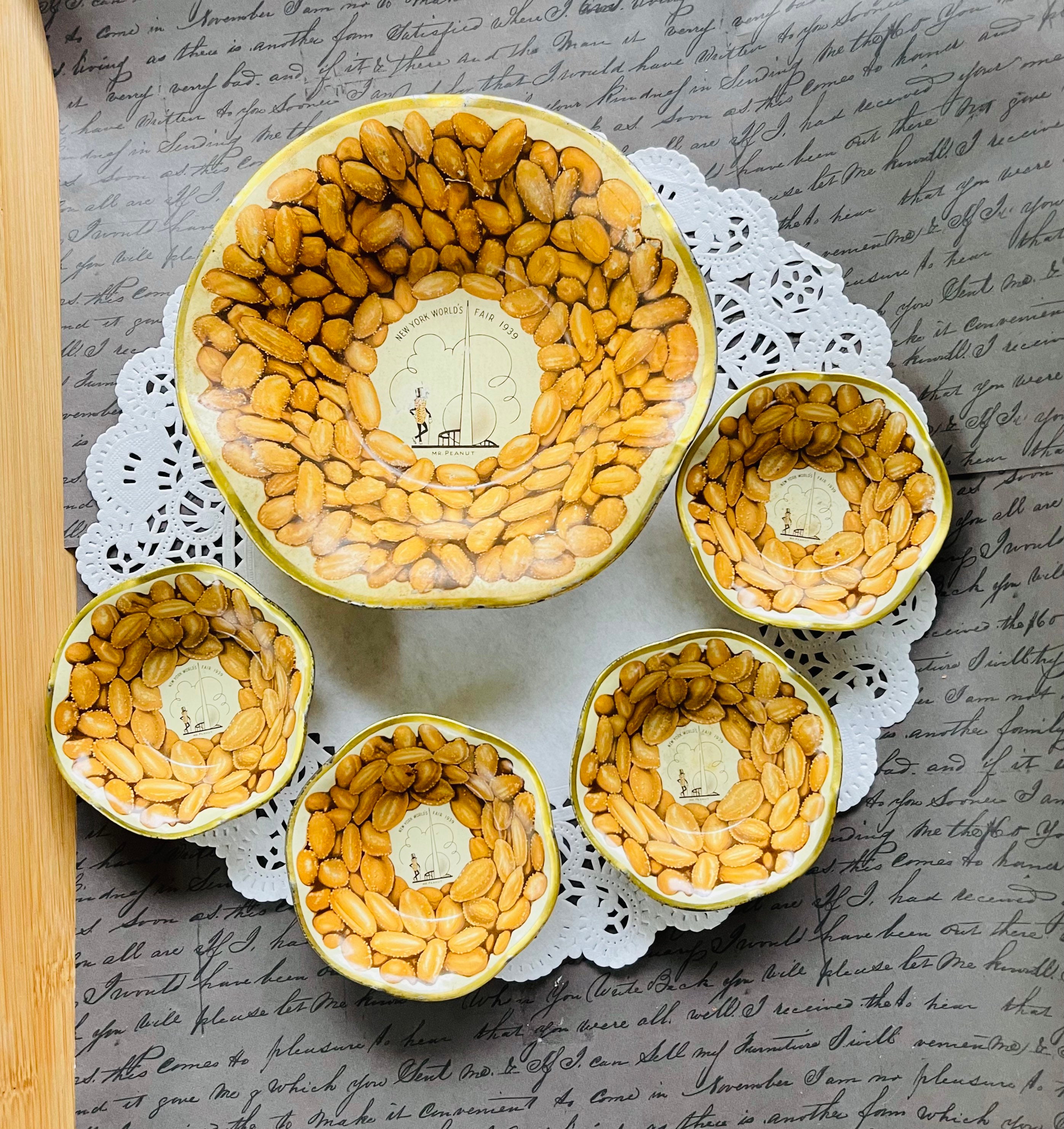 Mr Peanut 1939 World's Fair Snack Set - Etsy