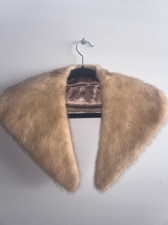 Mink Fur Collar Sweater Collar, Brown Sable Fur Co