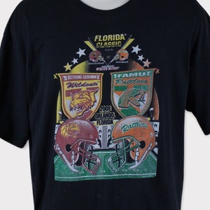 Vintage 00s Bethune-Cookman Wildcats vs Florida A&M Rattlers Football NCAA Tshirt