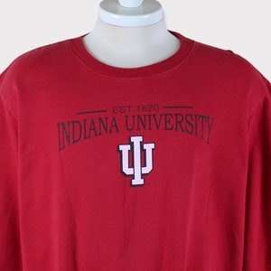 Vintage 90s Indiana Hoosiers Sweatshirt/Indiana Hoosiers Shirt/Indiana Hoosiers Tshirt/Hoosiers T shirt/Hoosiers Sweater/Hoodie/Gift/Men/Hat