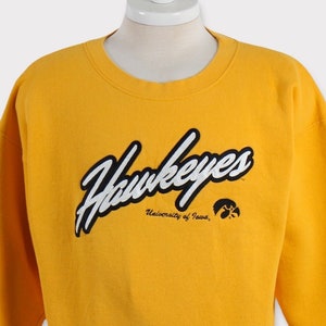 Embroidered Vintage 90s Iowa Hawkeyes Sweatshirt Iowa University Iowa Hawkeyes Football Sweater Crewneck Hoodie Jacket T Shirt Hat Gift Tee