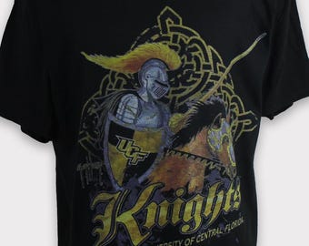 Vintage 00s UCF Knights T-shirt UCF Knights Sweatshirt University of Central Florida UCF Knights Football Sweater Hoodie Jacket Jumper Him