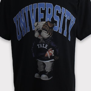 Vintage 00s Yale Bulldogs T-shirt Yale Bulldogs Sweatshirt YU Yale University Yale Football Gift Sweater Hoodie Jacket Men Women Jersey Hat