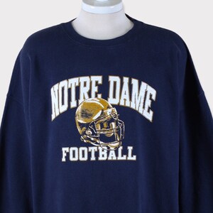 Grand maillot de football irlandais Notre Dame Fighting NCAA