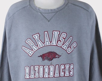 Sudadera vintage de los Arkansas Razorbacks de los años 90/Universidad de Arkansas/Camiseta de los Arkansas Razorbacks/Camiseta de los Razorbacks/Suéter/Regalo/Cuello redondo/Hombre