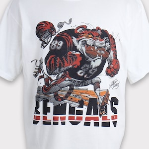 Vintage 00s Cincinnati Bengals T-shirt Cincinnati Bengals Sweatshirt Bengals Football Pullover Rundhalsausschnitt Hoodie Jacke Hut Geschenk für Ihn