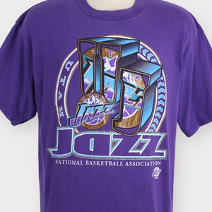 Utah Jazz Letter Skull Print T-Shirt Men's Basketball Jersey Tees Hip Hop  Tops T Shirts Vintage 90s Tshirt Summer Sports Wear - AliExpress