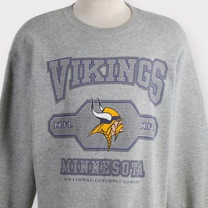 Vintage 90er Jahre NFL Minnesota Vikings Sweatshirt Minnesota Vikings T-Shirt XL Vikings Football Pullover Rundhals Hoodie Jacke Mütze Geschenk Für Ihn
