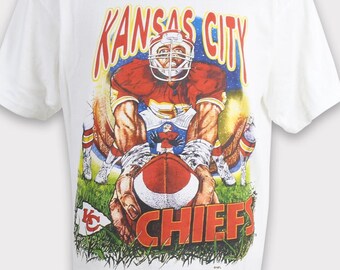 Vintage 00s Kansas City Chiefs T-shirt Kansas City Chiefs Sweatshirt Chiefs Football Sweater Hoodie Jacket Crewneck Men Women Hat Gift Tee