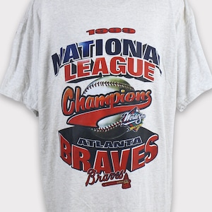 Vintage 90s Atlanta Braves T-shirt Atlanta Braves Sweatshirt Atlanta Braves MLB Baseball Sweater Hoodie Jacket Crewneck Shirt Gift for Him