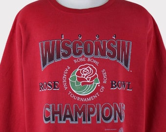 Vintage 1994 Wisconsin Badgers Sweatshirt Wisconsin University Badgers Football Sweater Crewneck Hoodie Jacket T Shirt Gift For Him For Her