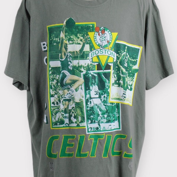 Vintage 00s Boston Celtics Sweatshirt/Boston Celtics Shirt/Boston Celtics Tshirt/Boston Celtics T shirt/Celtics Sweater/Hoodie/Gift/Men/Hat