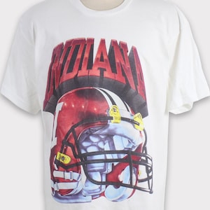 T-shirt Indiana Hoosiers vintage des années 2000 Indiana Hoosiers sweat-shirt IU Indiana University Bloomington Hoosiers football pull veste ras du cou