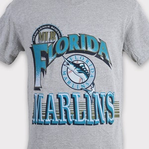 Vintage 00s Florida Marlins T-shirt L Florida Marlins Sweatshirt Marlins MLB Baseball Sweater Crewneck Hoodie Jacket Tee Jersey Gift For Him