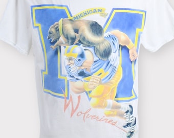 Sudadera vintage de los Michigan Wolverines de los años 2000, camiseta de los Michigan Wolverines de la Universidad de Michigan, suéter de fútbol de Michigan, sudadera con capucha, chaqueta, camiseta