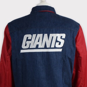 New york giants jean jacket hot sale