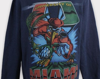 ヴィンテージ 90年代 マイアミ ハリケーンズ NCAA グリーン