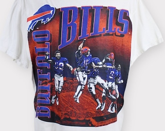 Sudadera vintage Buffalo Bills de los años 00, camiseta de los Buffalo Bills, suéter de fútbol de los Buffalo Bills, sudadera con capucha de cuello redondo, chaqueta, camisa, regalo para él, para ella