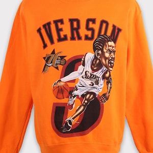Vintage 00s Allen Iverson Philadelphia 76ers Sweatshirt 76ers T-shirt 76ers NBA basketball Sweater Hoodie Jacket Crewneck Gift Hat Merch Men