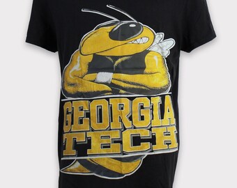 Vintage 00s Georgia Tech Yellow Jackets T-shirt Georgia Tech Sweatshirt Georgia Institute of Technology Georgia Tech Football Hoodie Gift