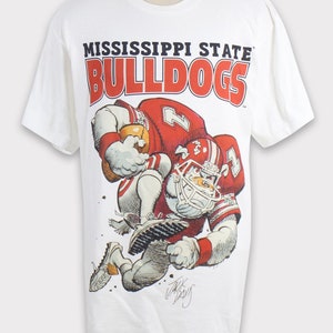 Vintage 00s Mississippi State Bulldogs T-shirt Mississippi Bulldogs Sweatshirt MSU Mississippi State University Mississippi Football Sweater