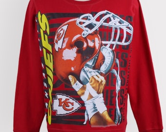 Vintage 00s Kansas City Chiefs Sweatshirt/Kansas City Chiefs Shirt/Chiefs Tshirt/Chiefs T shirt/Chiefs Sweater/Chiefs Hoodie/Gift/Crewneck