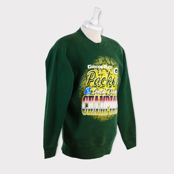 Vintage 90'S BVD NFL Green Bay Packers sweatshirt, men's size XL cotton gray type Vintage Second Hand main image 1