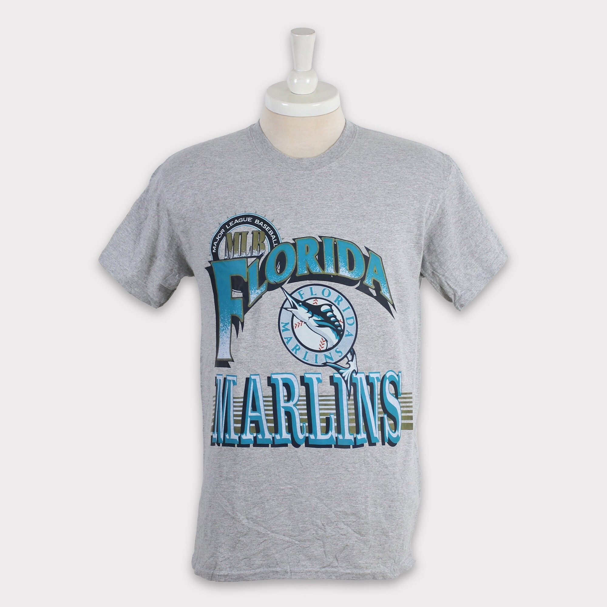 記念グッズ 00's FLORIDA MARLINS L/S T SHIRT USA VTG Vintage 00s Florida Marlins T-shirt L Florida Marlins Sweatshirt