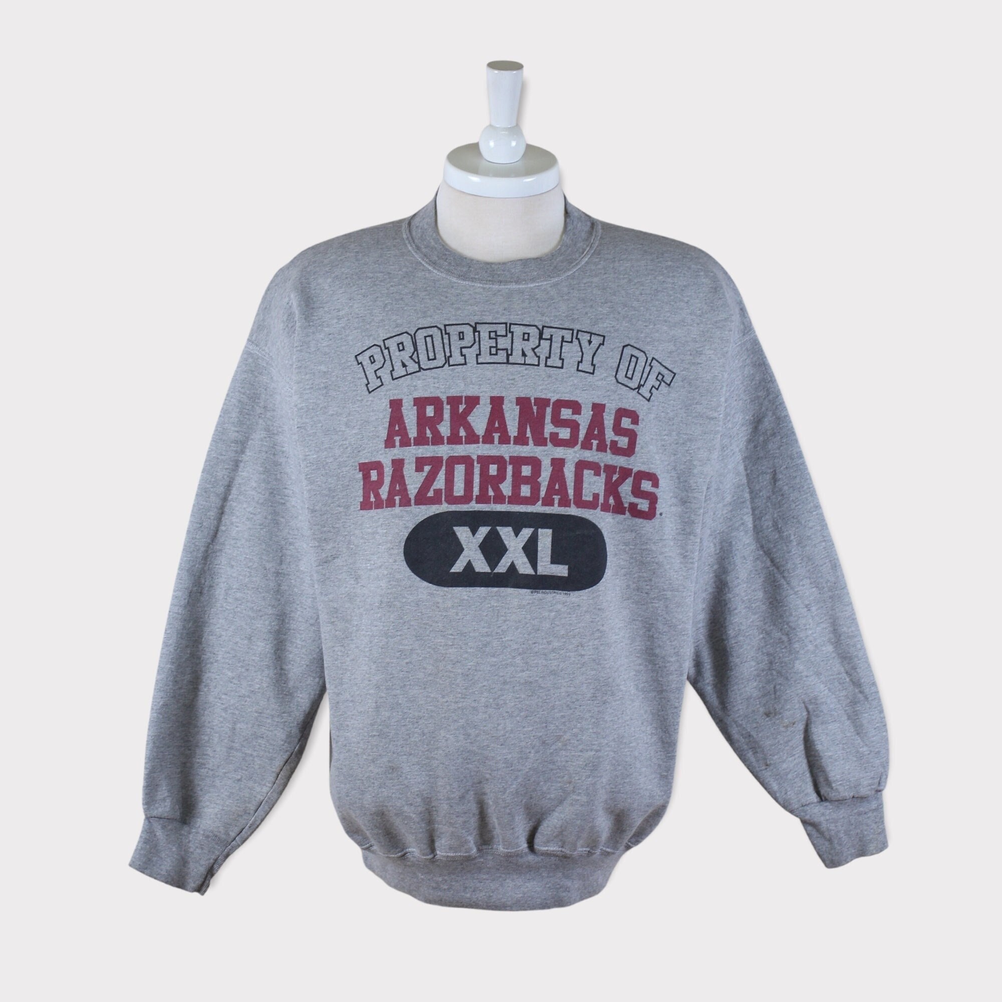 Vintage 90s Arkansas Razorbacks Sweatshirt/Arkansas University/Arkansas Razorbacks Shirt/Razorbacks Tshirt/T shirt/Sweater/Gift/Crewneck/Men