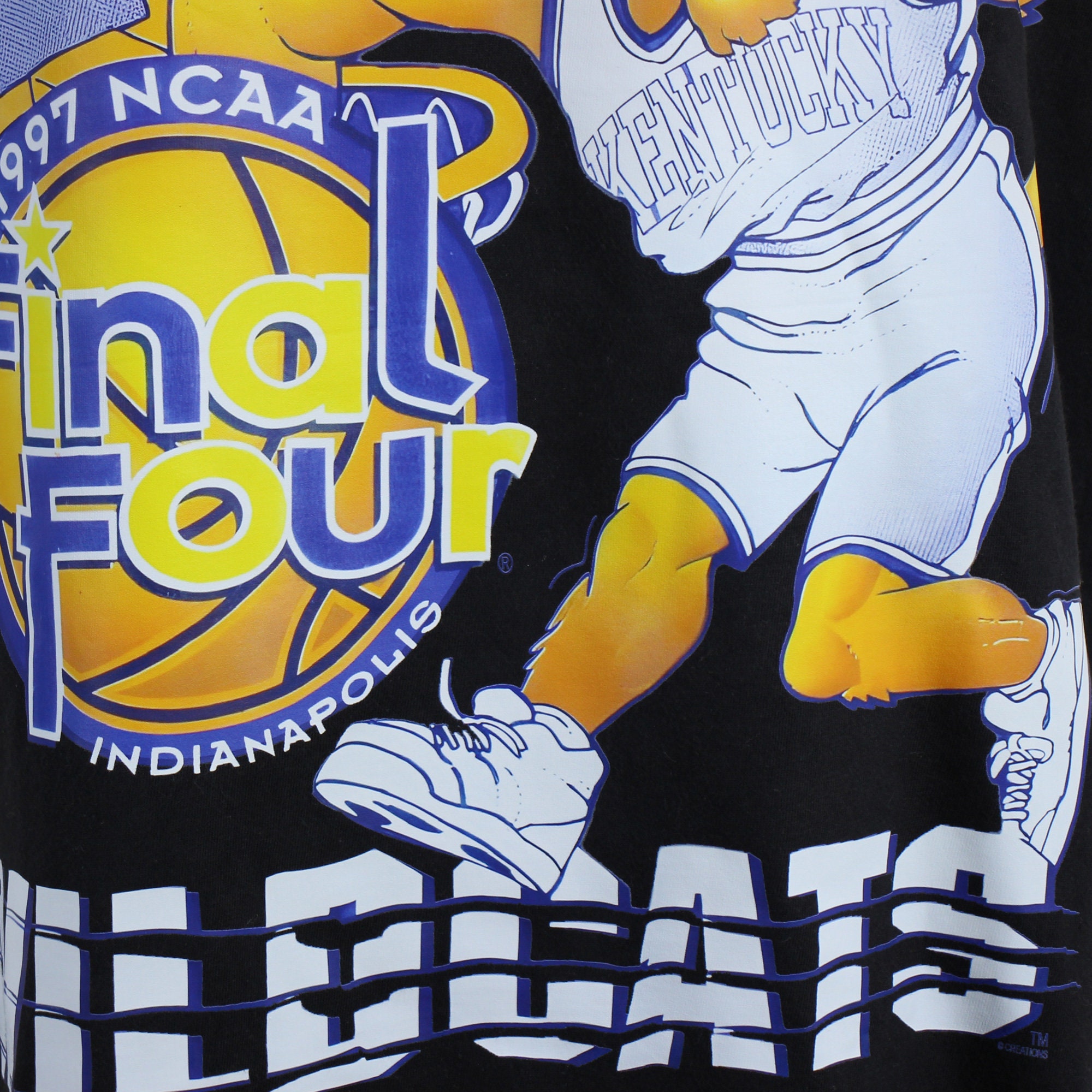 90s University of Kentucky UK Wildcats T-shirt/ XXL - Etsy