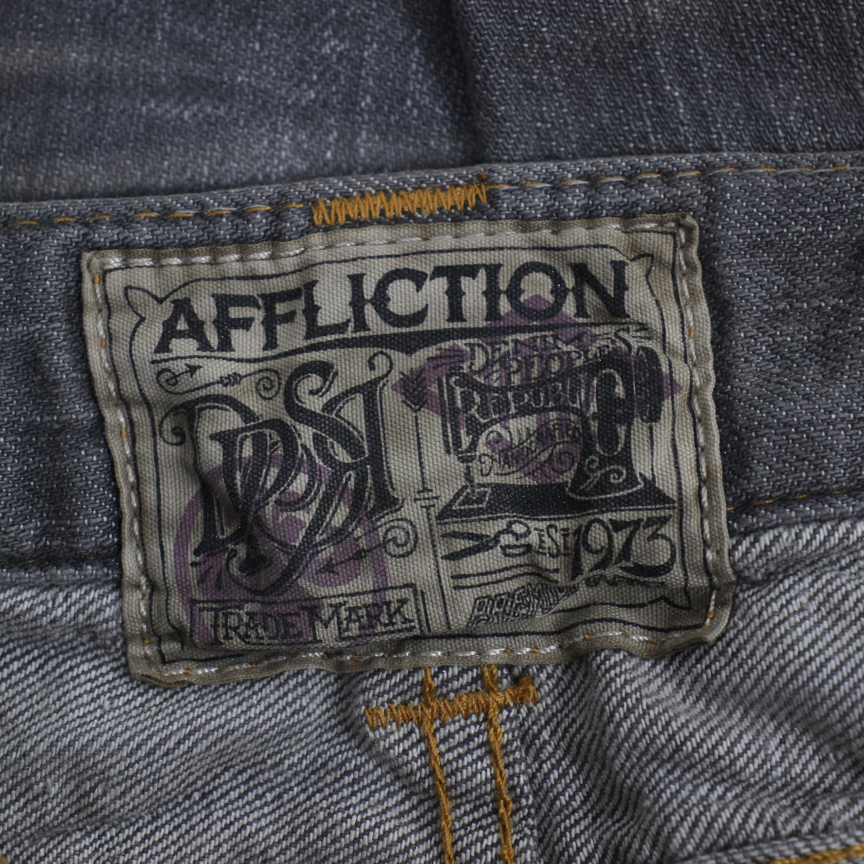 90 年代ヴィンテージ Affliction ジーンズ/Affliction デニム 