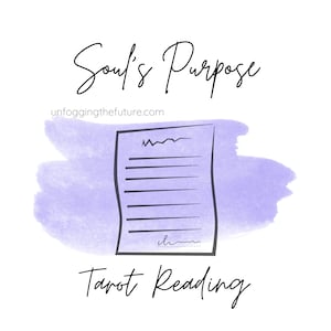 Soul&#39;s Purpose Tarot Reading, Soul Contract Tarot Reading, Intuitive Tarot Reading