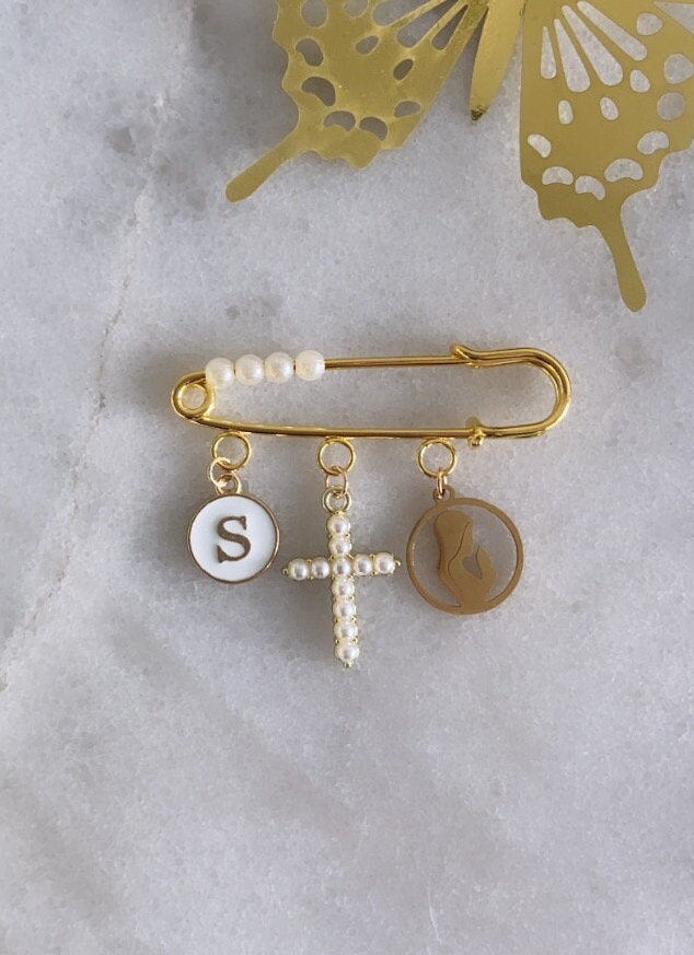 Personalised Baby Pin Newborn Gift Baby Accessory Etsy