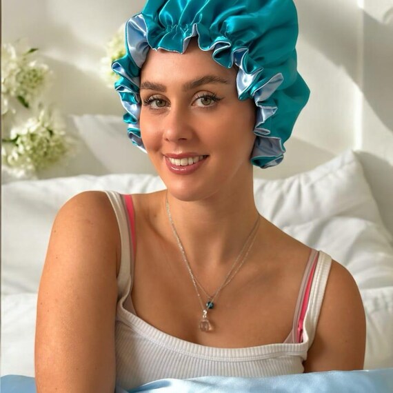 Curly hair sleep cap sales