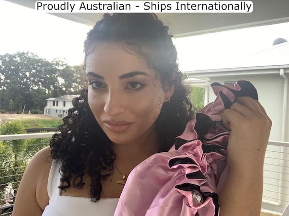Silky Satin Sleep Bonnet: Adjustable 