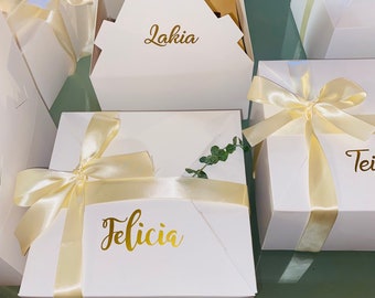 Bridesmaids proposal boxes personalized